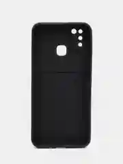 Черный чехол INFINIX HOT 10 LITE с отделением для пластиковой карточки