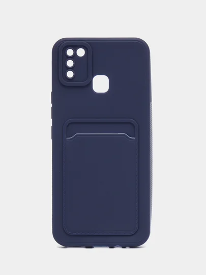Хром чехол INFINIX HOT 10 LITE с отделением для пластиковой карточки