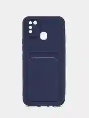 Хром чехол INFINIX HOT 10 LITE с отделением для пластиковой карточки