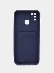 Хром чехол INFINIX HOT 10 LITE с отделением для пластиковой карточки