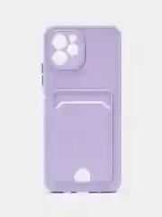 Алый чехол для Huawei Nova Y61, с защитой камеры и карманом для пластиковой карты