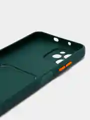Синий чехол для Huawei Nova Y61, с защитой камеры и карманом для пластиковой карты