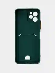 Синий чехол для Huawei Nova Y61, с защитой камеры и карманом для пластиковой карты