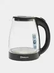 Чайник электрический Sakura SA-2734BK, стеклянный, с точечной подсветкой, 1.8 л