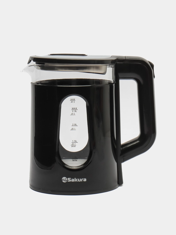 Чайник электрический Sakura SA-2735BK, с точечной подсветкой, 2.3 л