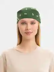 Тёмно-зелёный бандана-платок, унисекс