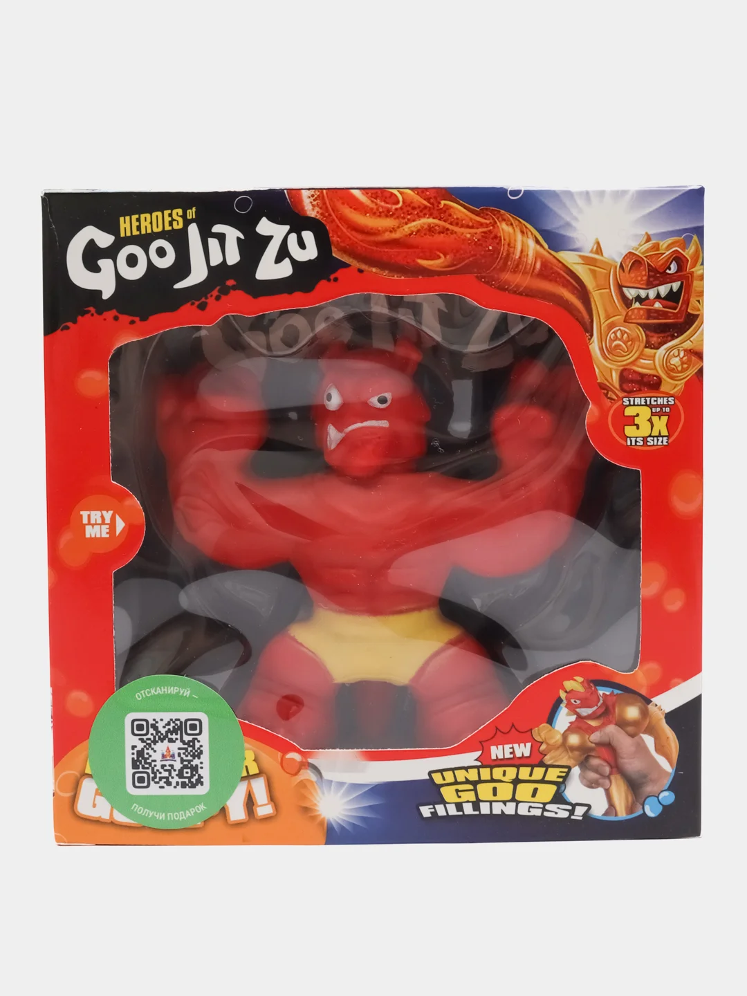 Красный фигурка тянущаяся GooJitZu (Гуджитсу)