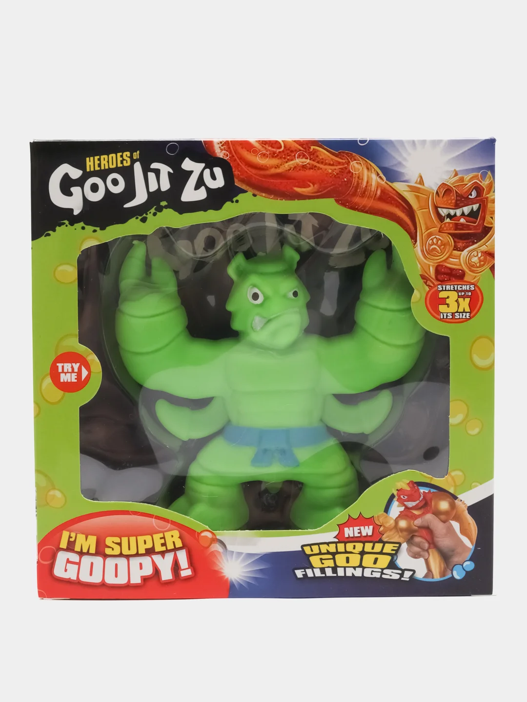 Зеленый фигурка тянущаяся GooJitZu (Гуджитсу)