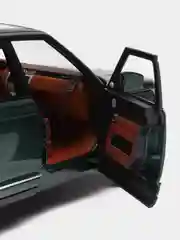 Зеленый машина большая свет звук металлическая Land Rover Defender, инерционная с озвучкой, 20 см