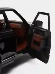 Черный машина большая свет звук металлическая Land Rover Defender, инерционная с озвучкой, 20 см