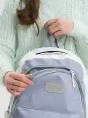 Голубой рюкзак женский, спортивный, школьный