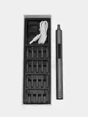 Электрическая отвертка, алюминиевая, набор из 20 бит, зарядка USB - Type-C