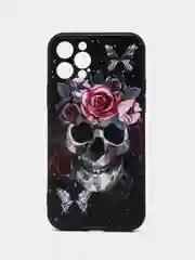 Тёмно-бордовый чехол для iPhone 11 Pro 14 Max 13 12 Xr Xs 7 8 Plus Se 2020, с принтом