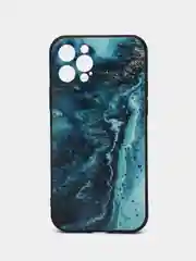 Тёмно-бирюзовый чехол для iPhone 11 Pro 14 Max 13 12 Xr Xs 7 8 Plus Se 2020, с принтом