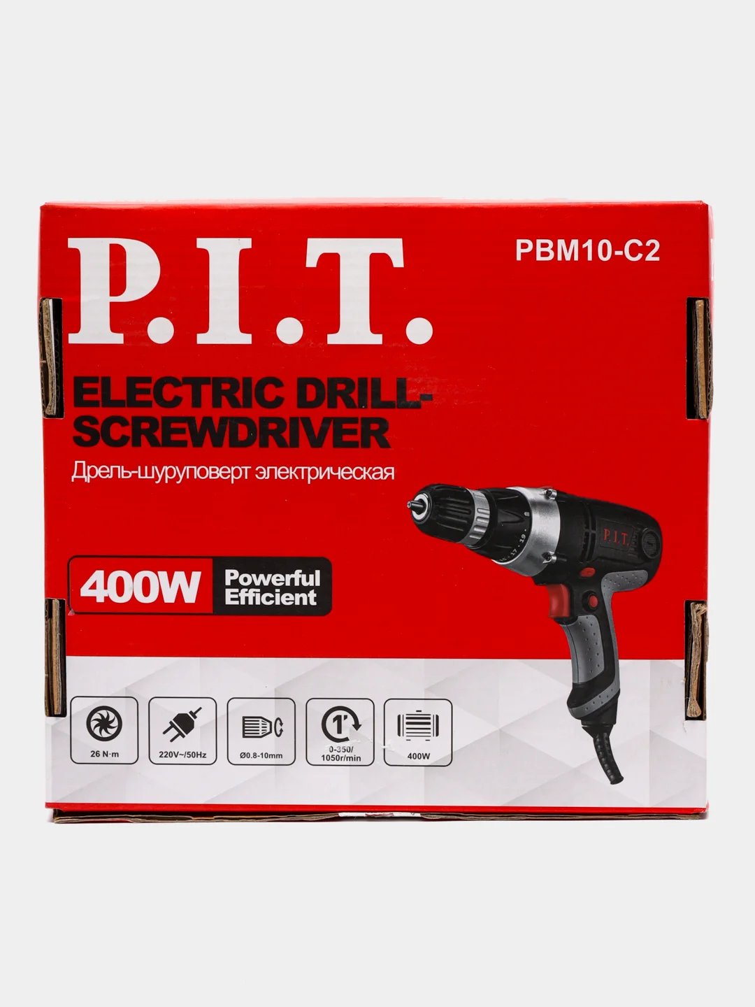 Сетевая дрель-шуруповерт P.I.T. МАСТЕР PBM10-C2 400 Вт