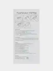 Зеленый временные переводные татуировки с животными, 16,5х8 см