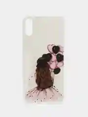 Розовый чехол Honor 8A / 8A Prime / Huawei Y6 2019 / Y6 Prime 2019 с рисунком Игра в кальмара