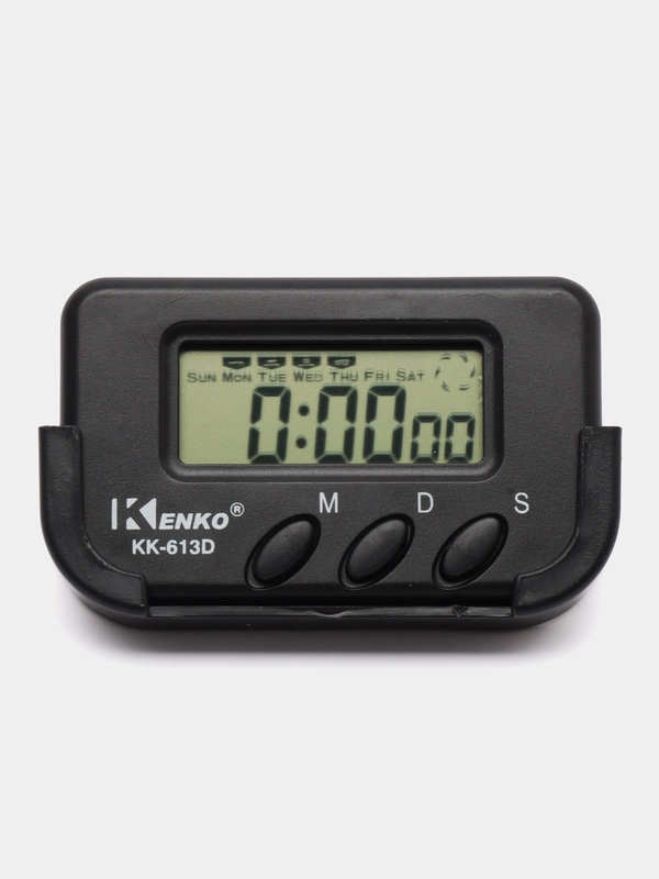Электронные автомобильные часы на торпедо Kenko 613D / Часы в машину