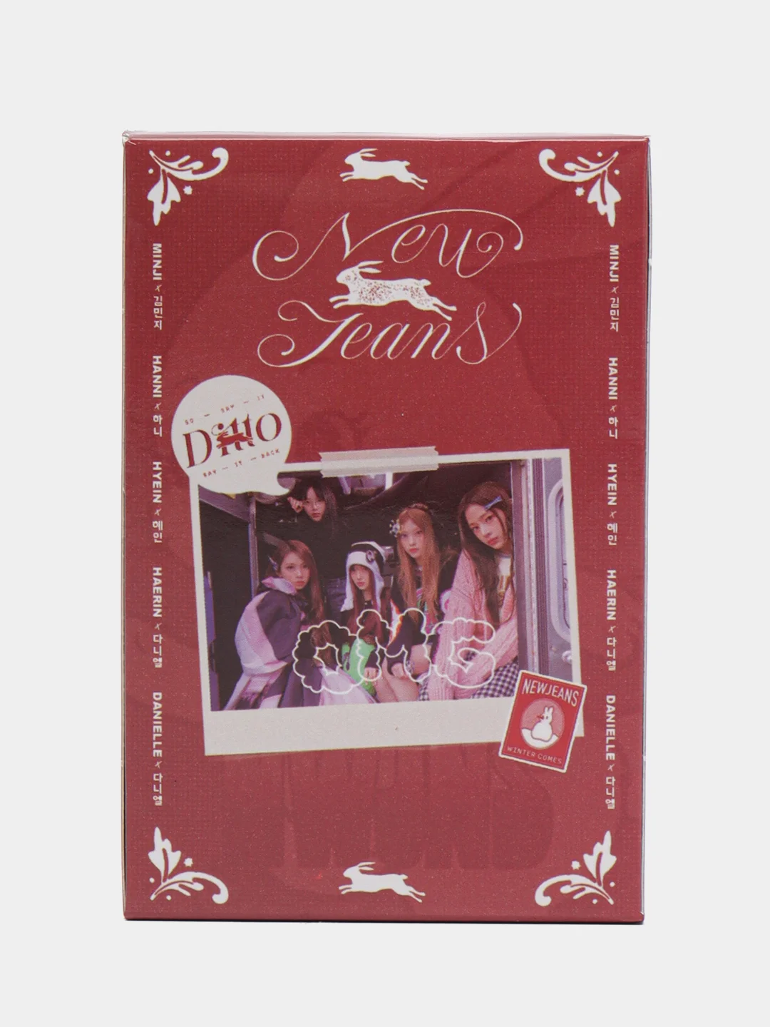 Багровый карточки женских k-pop групп TWICE, AESPA, IVE, NewJeans, 55 штук