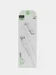 Белый кабель зарядный USB Micro, Type-c, Lightning для iPhone, Maimi X39, до 6A, 1метр, 2 метра