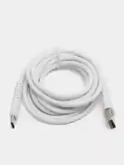 Белый кабель зарядный USB Micro, Type-c, Lightning для iPhone, Maimi X39, до 6A, 1метр, 2 метра