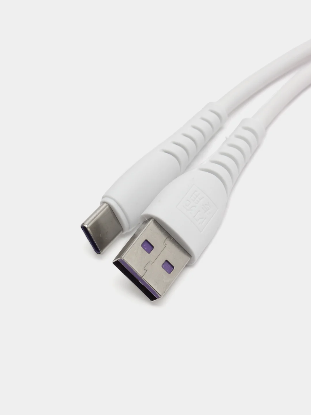 Белый кабель зарядный USB Micro, Type-c, Lightning для iPhone, Maimi X39, до 6A, 1метр, 2 метра