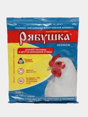 Рябушка для кур-несушек и других птиц, премикс-концентрат, 500гр, Агровит
