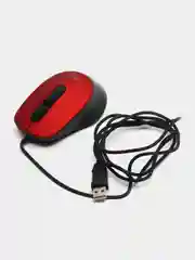 Красный бесшумная проводная мышь Smartbuy One SBM-265