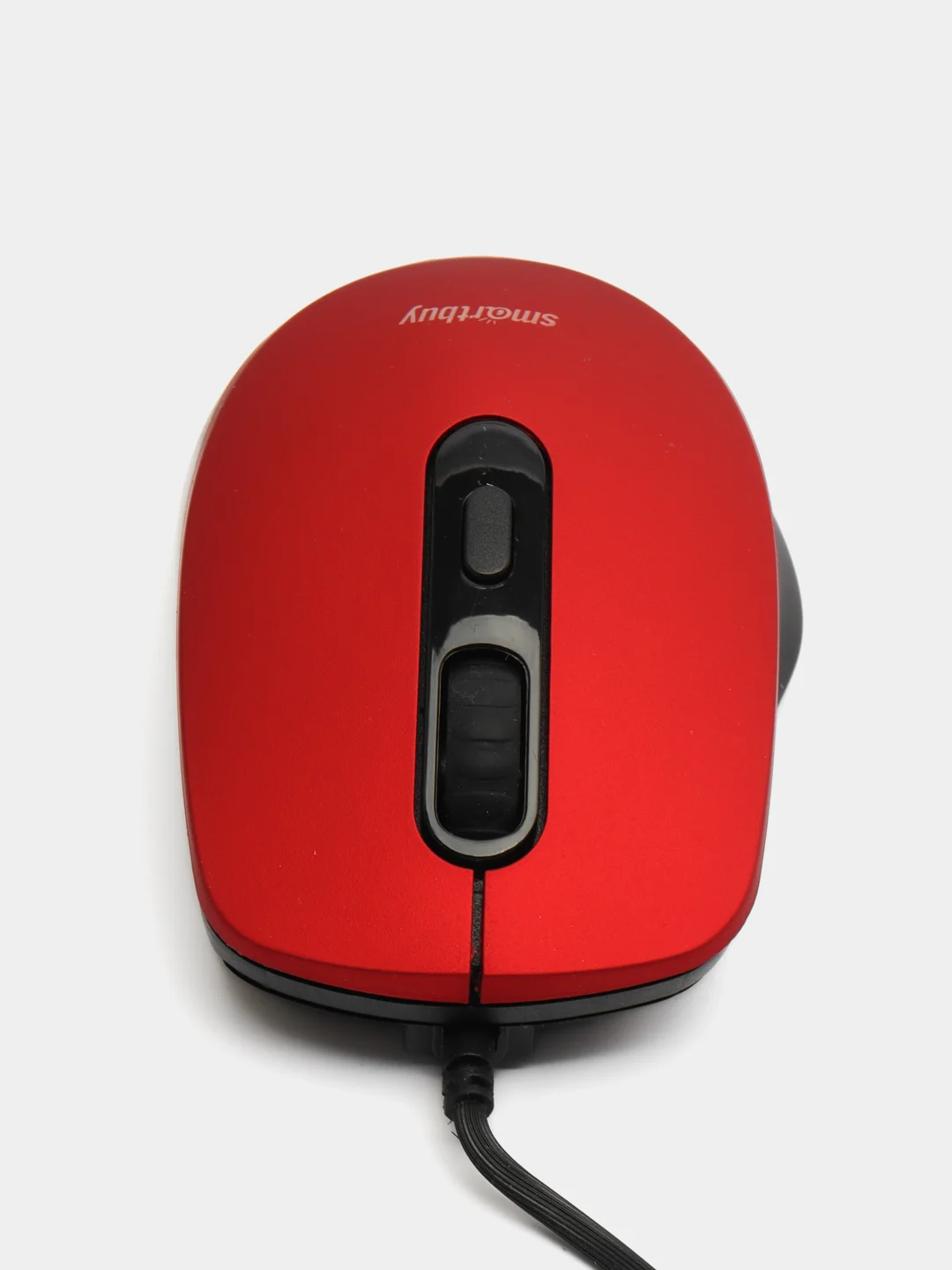 Красный бесшумная проводная мышь Smartbuy One SBM-265