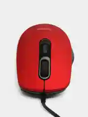 Красный бесшумная проводная мышь Smartbuy One SBM-265