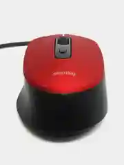 Красный бесшумная проводная мышь Smartbuy One SBM-265
