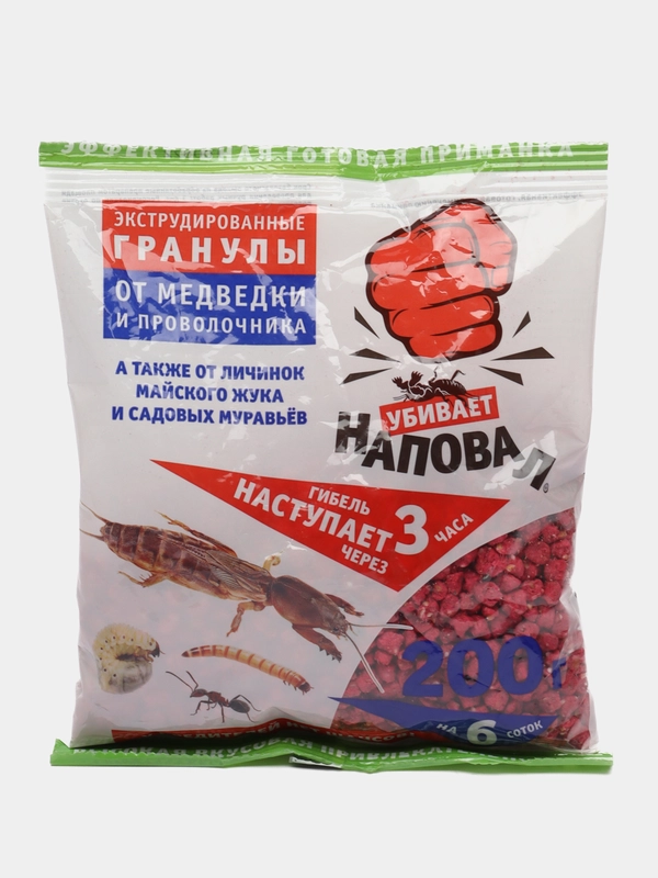 От медведки и проволочника гранулы НАПОВАЛ, 200гр