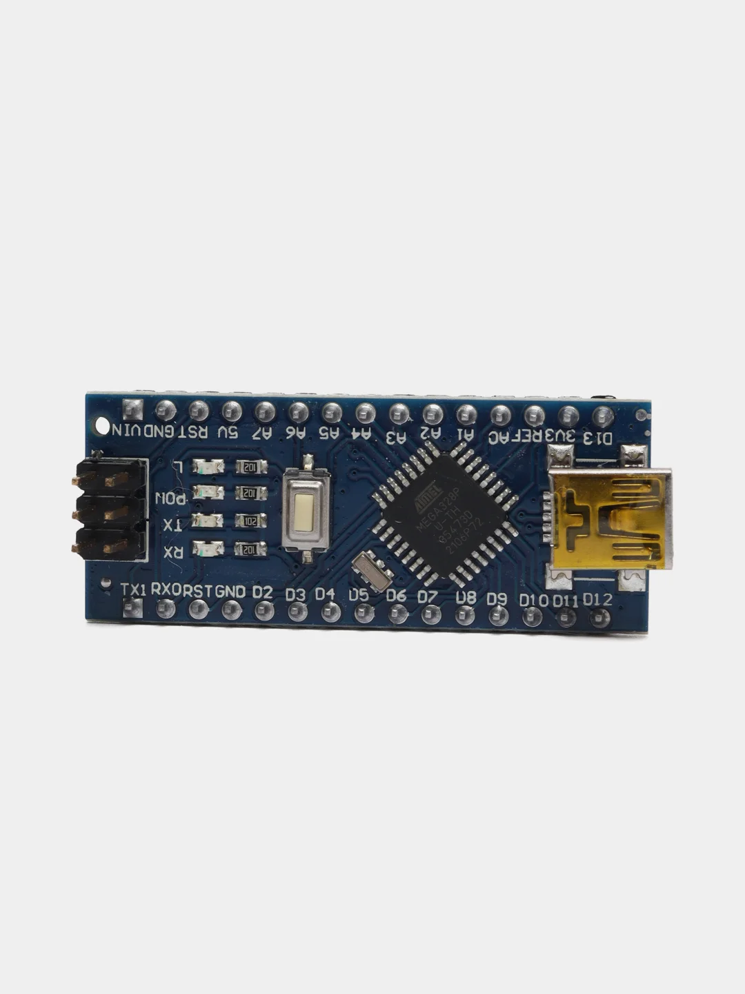 Arduino Nano V3.0 Atmega328P, распаянная