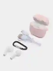 Розовый наушники беспроводные Borofone BW29, Bluetooth, с микрофоном, чехол в комплекте