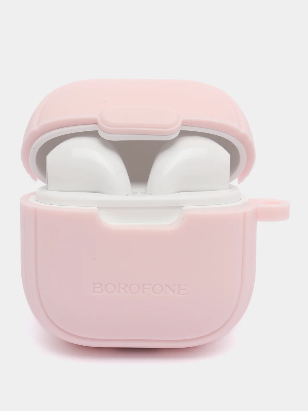 Розовый наушники беспроводные Borofone BW29, Bluetooth, с микрофоном, чехол в комплекте