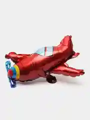 Алый шар фольгированный с клапаном