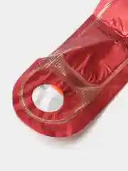 Алый шар фольгированный с клапаном