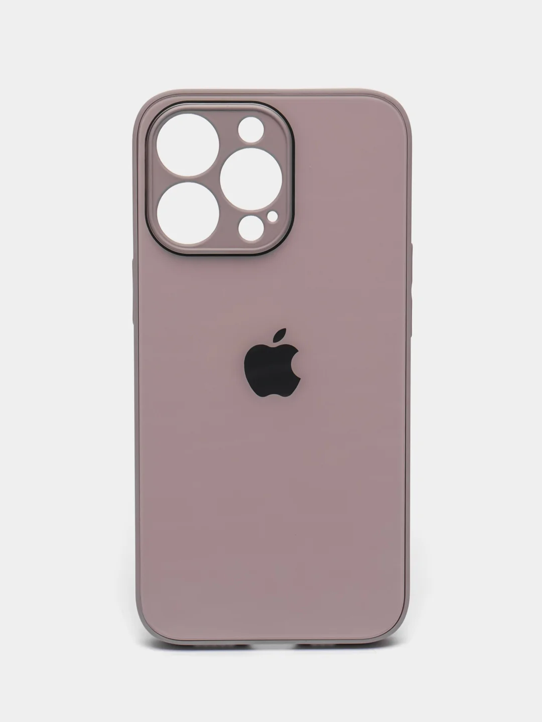 Лавандовый чехол для айфон со стеклянной панелью iPhone 11, 12, 13, 14, Pro, 12 Pro Max, 14 Pro