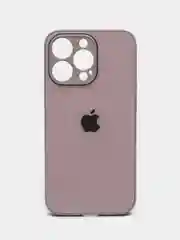 Лавандовый чехол для айфон со стеклянной панелью iPhone 11, 12, 13, 14, Pro, 12 Pro Max, 14 Pro
