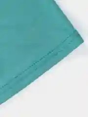Тёмно-бирюзовый бони прямая из ткани калифорния, чепчик, шапочка.