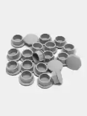 Серый заглушка мебельная D10 мм, 20 шт