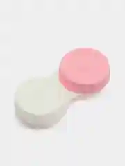 Розовый контейнер для контактных линз