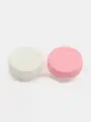 Розовый контейнер для контактных линз