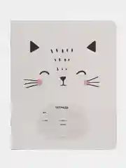 Белый тетрадь 12л., клетка Meshu "Little one"