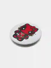 Красный значок " Hello Kitty", 37 мм