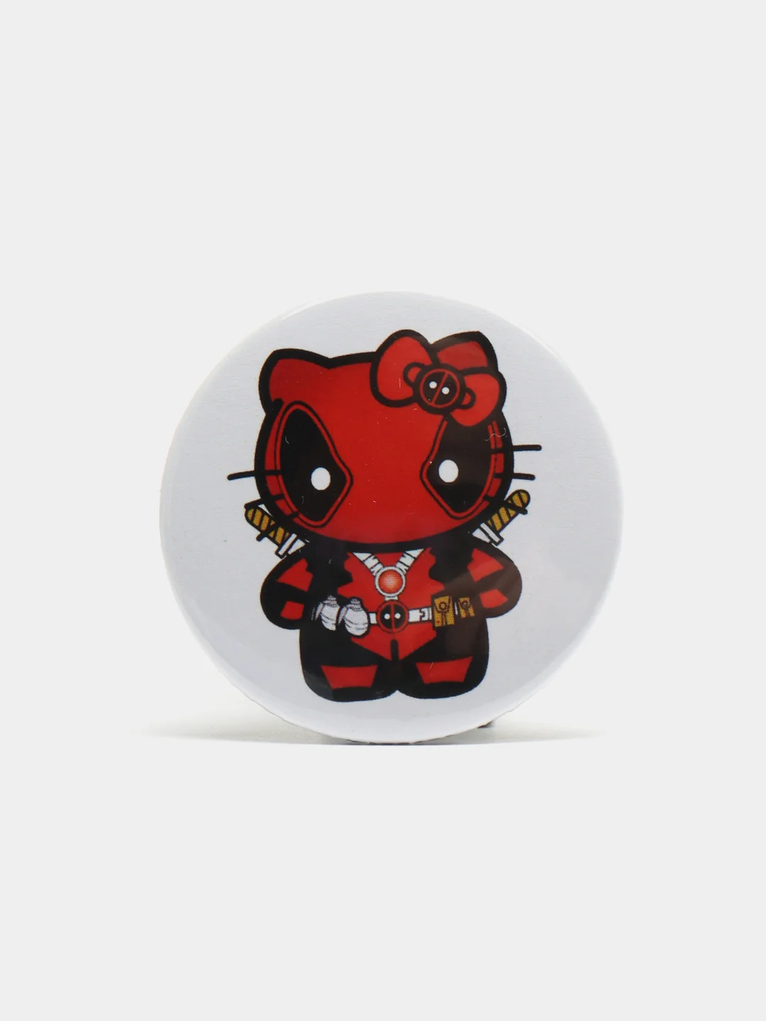 Красный значок " Hello Kitty", 37 мм