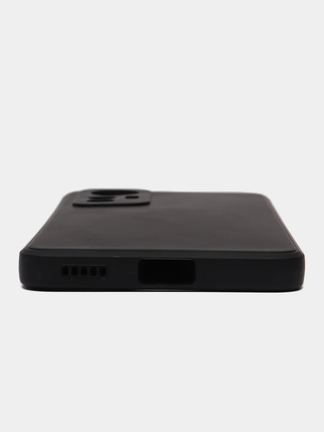 Черный чехол для Xiaomi 12 Lite (Сяоми 12 Лайт), силиконовый, цветной, с подкладом