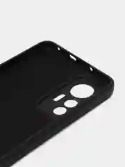 Черный чехол для Xiaomi 12 Lite (Сяоми 12 Лайт), силиконовый, цветной, с подкладом
