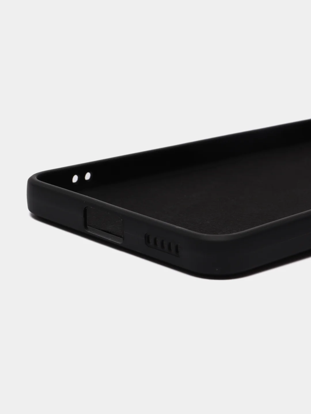 Черный чехол для Xiaomi 12 Lite (Сяоми 12 Лайт), силиконовый, цветной, с подкладом