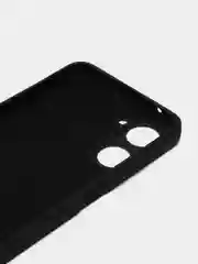 Черный чехол для Realme 10 (Реалми 10), силиконовый, цветной, с подкладом